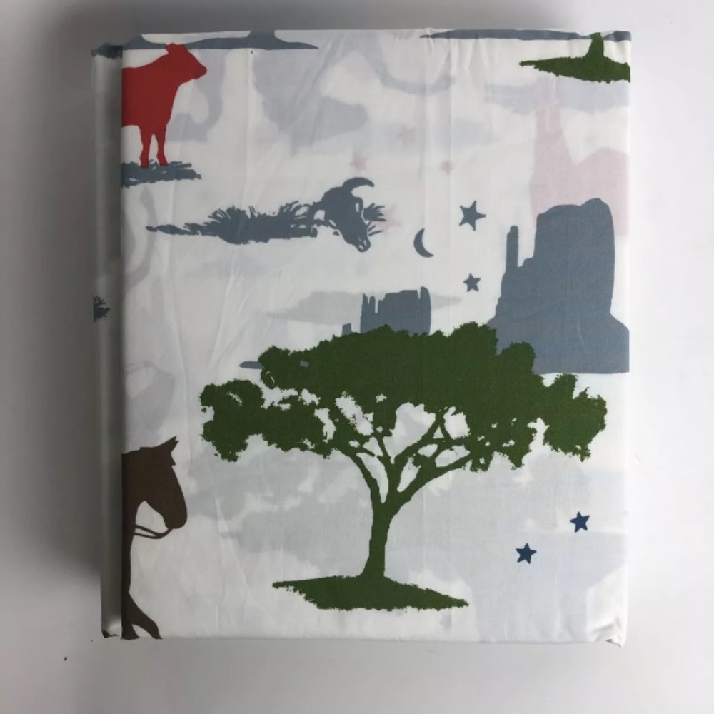 Pottery Barn Kids Twin Cowboy western Sheet set - Picture 7 of 8